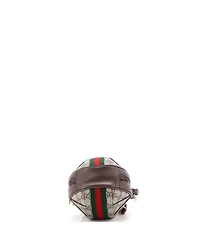 Pre-Owned Gucci Mini Ophidia Basketball Bag Gg Coated Canvas