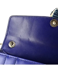 Pre-Owned Bvlgari Serpenti Forever Square Shoulder Bag Leather