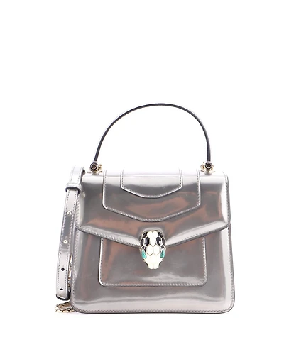 Pre-Owned Bvlgari Small Serpenti Top Handle Bag Patent