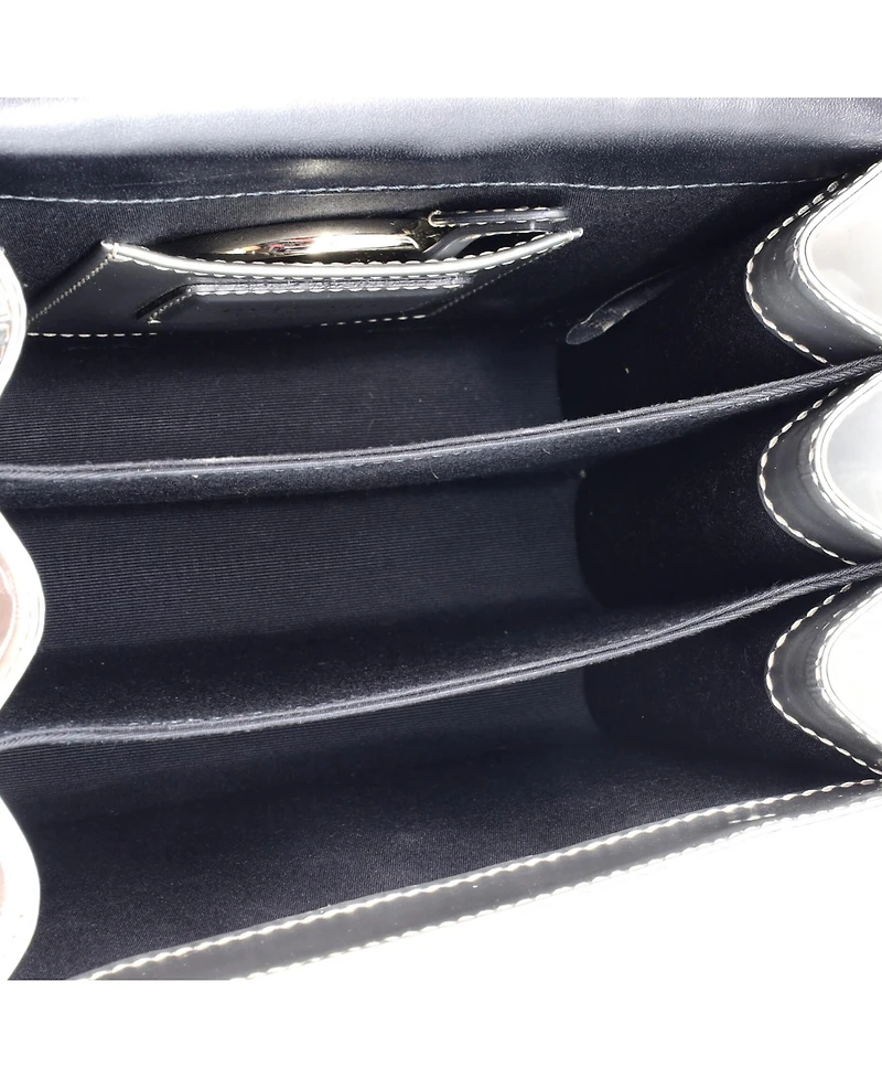 Pre-Owned Bvlgari Small Serpenti Forever Top Handle Bag Patent