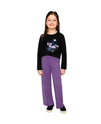 Deux par Deux Toddler Girls (2T - 5T) Knitted Wide Leg Pants