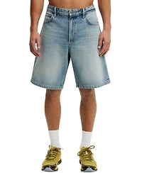 Cotton On Men's Extra Baggy Denim Relaxed-Fit Shorts