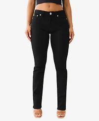 True Religion Women's Billie Mid-Rise Straight Jeans