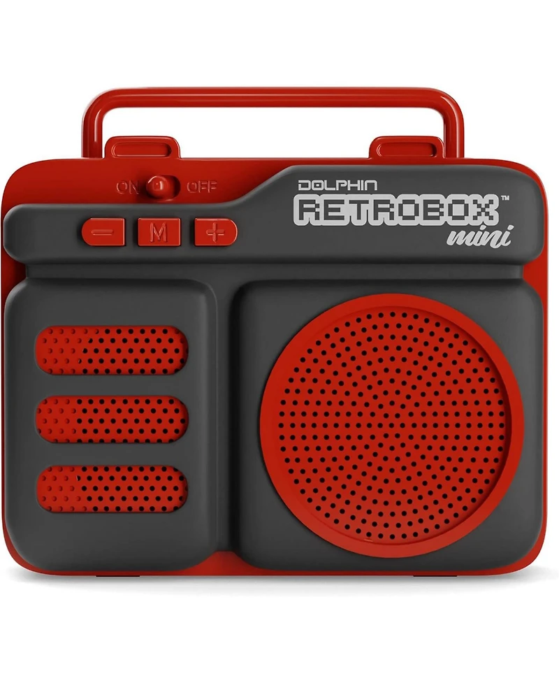 Dolphin Retrobox Mini Portable Bluetooth Speaker with Fm Radio, Usb, Micro Sd and Aux Jack