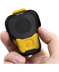 Dolphin Audio Clp-10 Magnetic Clip-On Mini Bluetooth Speaker with Built-in Mic for Hands-Free Use