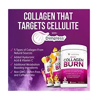 Vitauthority Multi Collagen Burn Capsules, Collagen Burn for Women, Supports Weight Loss, Vitauthority, 90ct