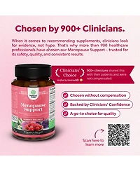 Nature's Craft Menopause Support Capsules, Hormone Balance for Women for Night Sweats Mood, Nature's Craft