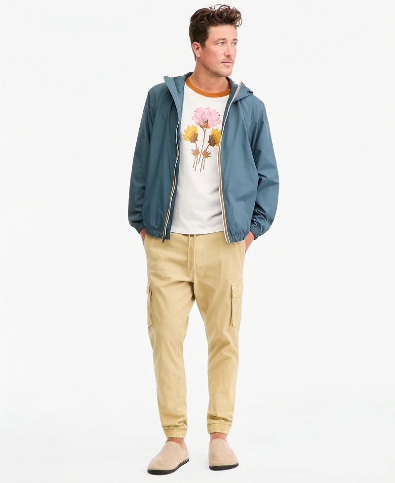 Sun + Stone Men's Felix Zip-Up Windbreaker Jacket, Macy's Exclusive