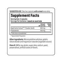 Kyolic Aged Garlic Extract Formula 107, Phytosterols for Cholesterol Support, 80 Capsules