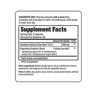 Kyo-Dophilus Cran+ Probiotic, Urinary Tract and bladder health, 60 capsules
