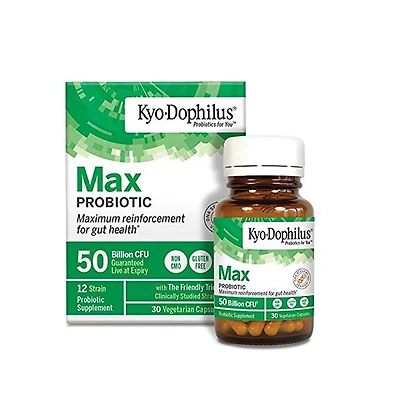 Max Probiotic, Maximum reinforcement for gut health, 30 capsules
