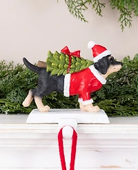 Glitzhome Dachshund Stocking Holders, Set of 2