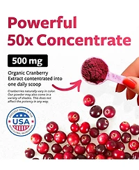 Pure Co Organic Cranberry Concentrate Powder, 50gm