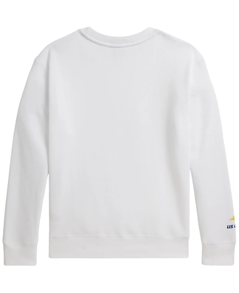 Polo Ralph Lauren Boys' 8-20 Us Open Bear Long-Sleeve Sweatshirt
