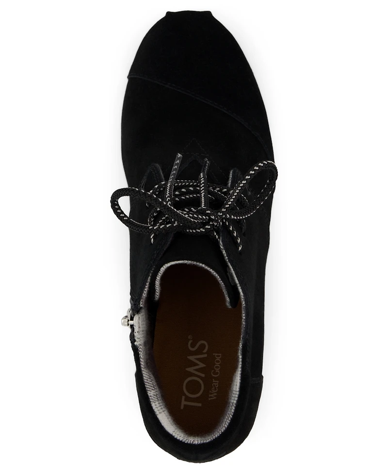 Toms Women's Desert Wedge Plus Lace-Up Booties