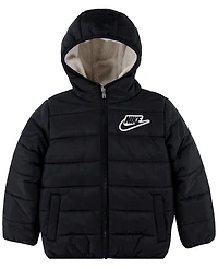 Nike Little Boys Reversible Faux-Sherpa Jacket
