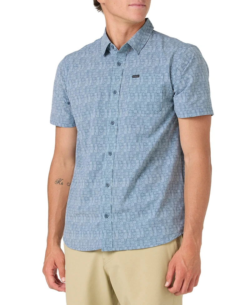 O'Neill Men's Button-Up Collared Woven Shirt