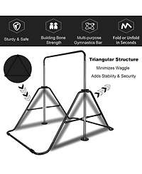 Zeny Multi-Functional Adjustable Height Children's Horizontal Gymnastic Bar With Bear Rings