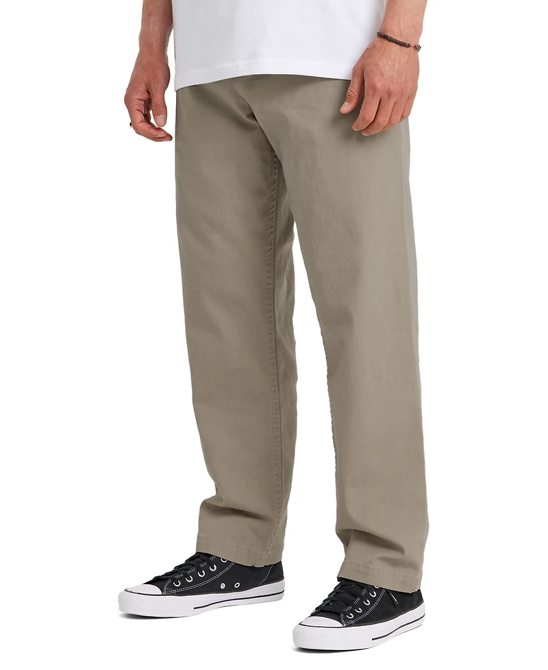 Quiksilver Men's Stretch Cotton Canvas Beach Pants
