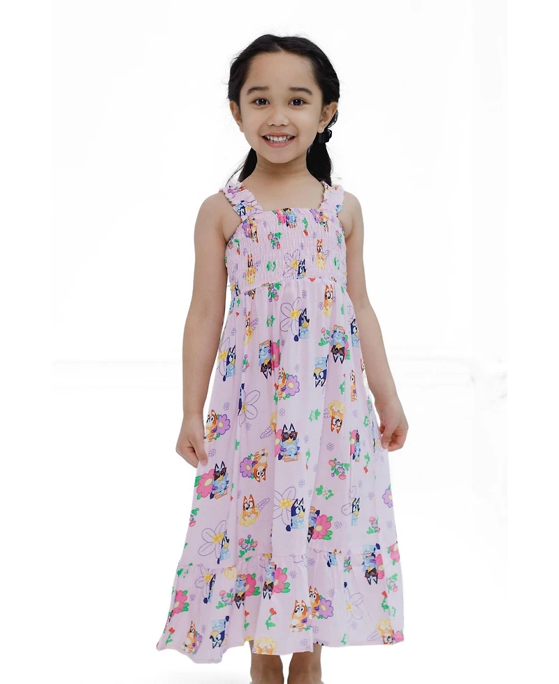 Bluey Girl's (2T-5T) Sleeveless Maxi Dress