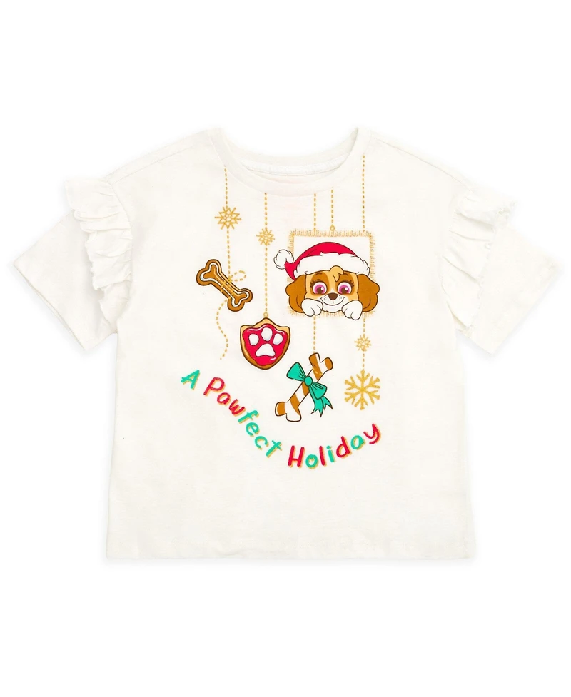 Paw Patrol Girl's (2T-4T) Glitter T-Shirt