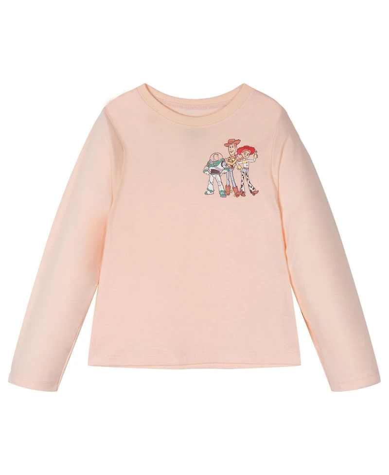 Moana Toy Story Toddler Girls' 2-Piece Long Sleeve T-Shirt Set