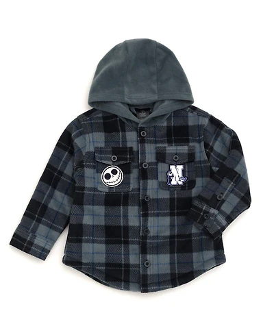 Nightmare Before Christmas Boy's (6-16) Jack Skellington Hooded Shacket