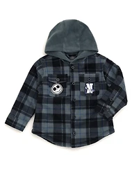 Nightmare Before Christmas Boy's (6-16) Jack Skellington Hooded Shacket
