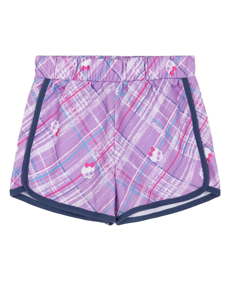Monster High Girls' 2-Piece Tee and Dolphin Shorts Set