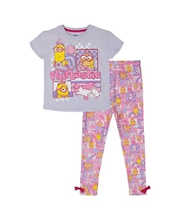 Minions Girl's (5-12) Two-Piece T-Shirt and Leggings Set