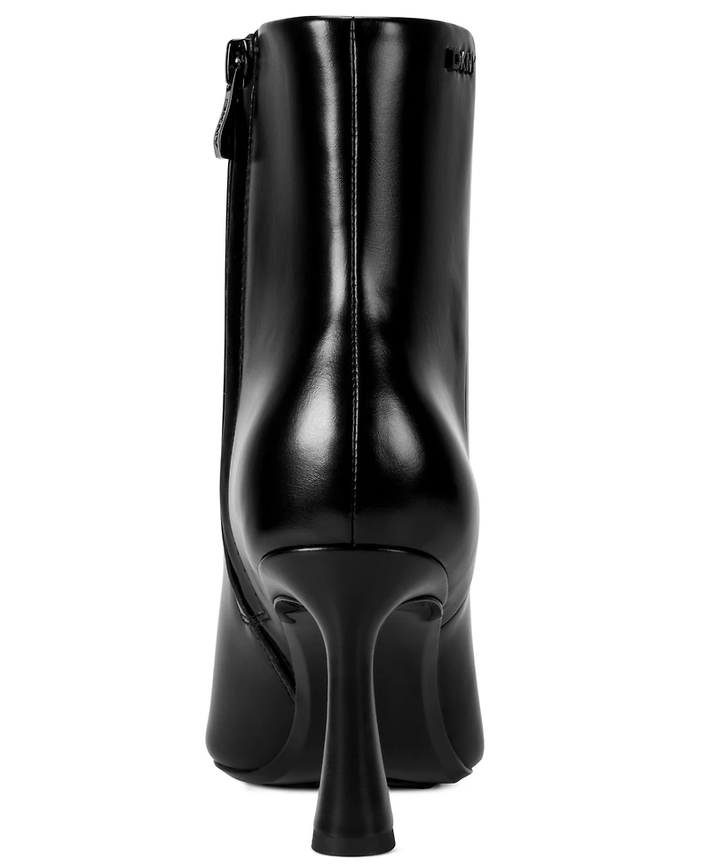 Dkny Women's Caryann Zipper Heeled Booties