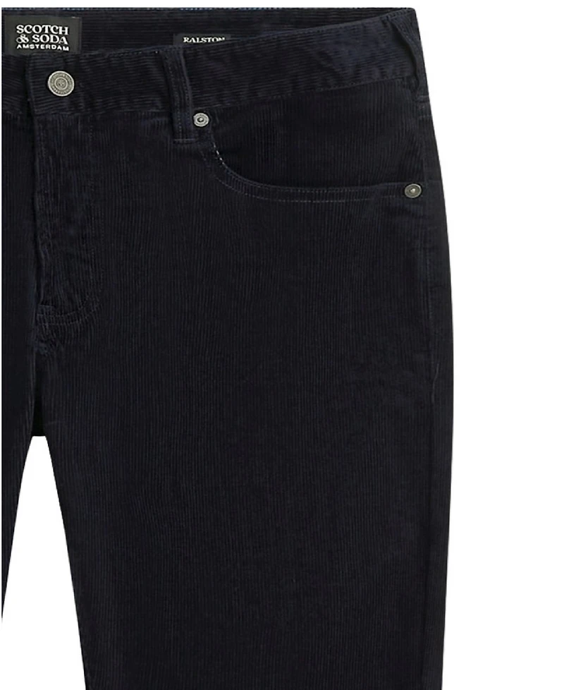 Scotch & Soda Men's Ralston Stretch Cotton Corduroy Pocket Pants