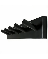 Yigii Bamboo 5-Peg Wall Rack for Coats, Hats, Towels