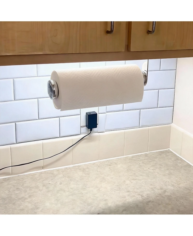 Yigii One-Handed Tear Paper Towel Holder with Quick Release Knob, Wall-Mounted, Durable