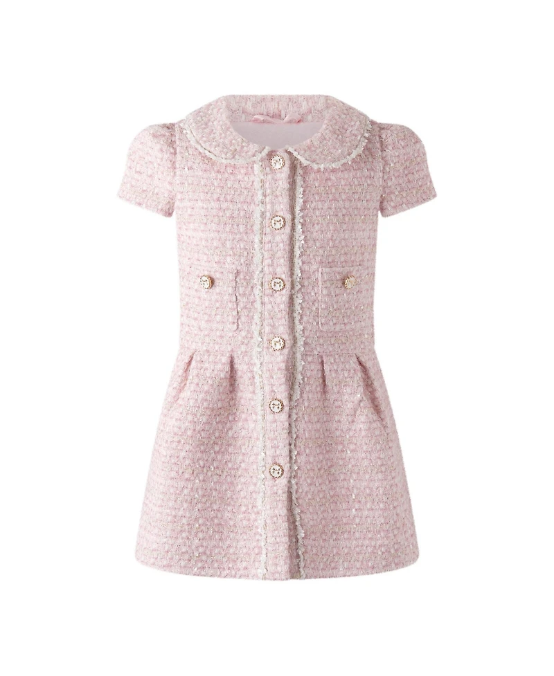 Rachel Riley Girl's 2T-14 Tweed Dress