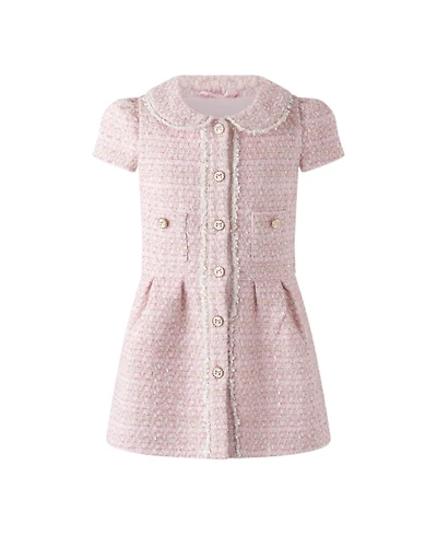 Rachel Riley Girl's 2T-14 Tweed Dress