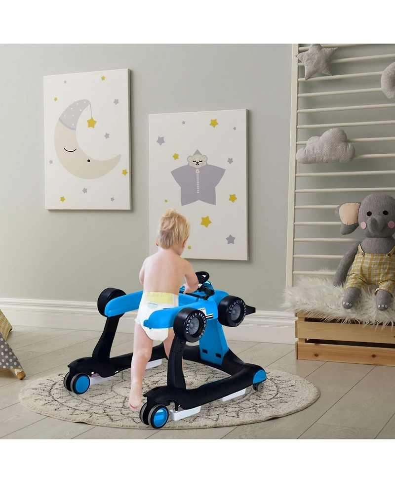 Slickblue Baby Walker 5-in-1 Design with Adjustable Height and Speed Control