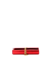 Pre-Owned Saint Laurent Long Classic Monogram Tassel Clutch Leather