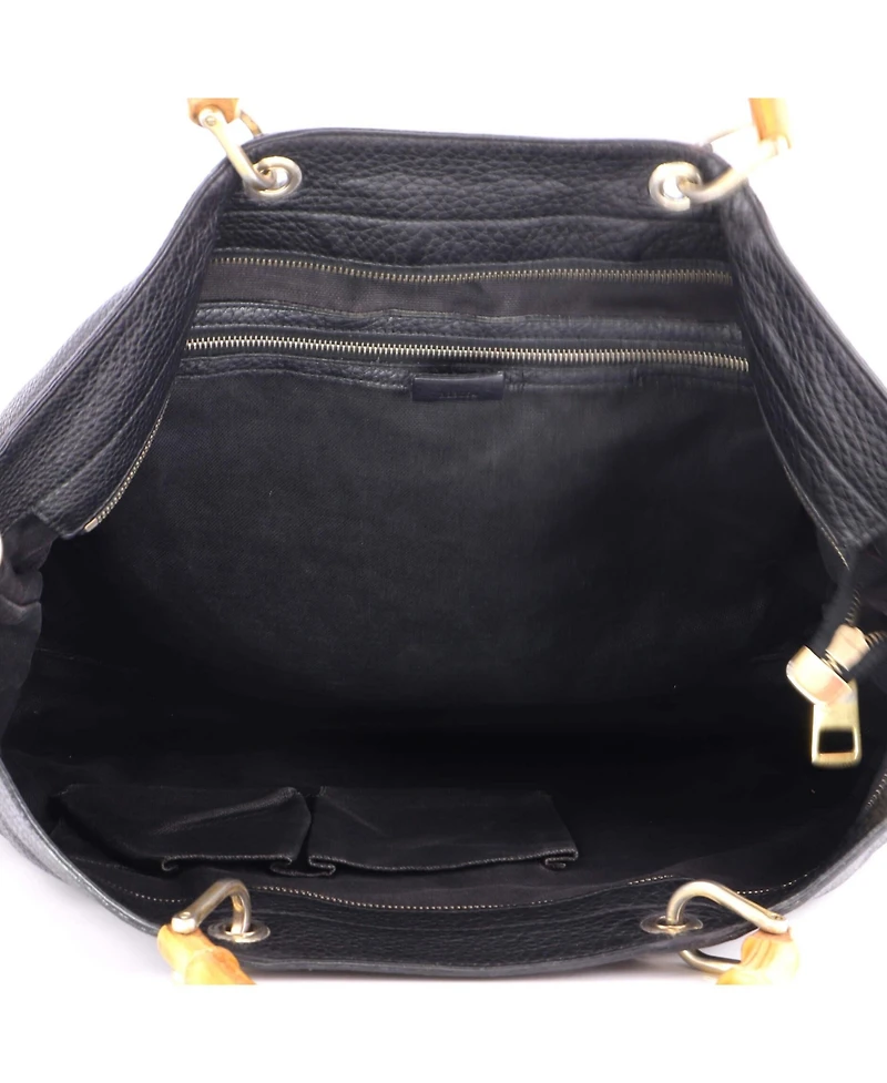 Pre-Owned Gucci Large Bamboo Shopper Tote Leather