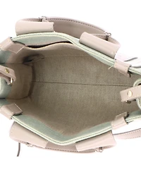 Pre-Owned Chloe Small Woody Convertible Tote Linen and Leather