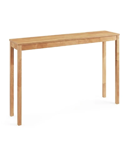 Slickblue Farmhouse Console Table with Thick Top Wooden Design