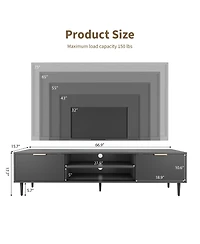 gaomon Modern Tv Stand for 75 Inch TVs