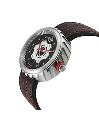 GV2 by Gevril Men's Motorcycle Swiss Automatic stitching Italian Leather Strap Watch
