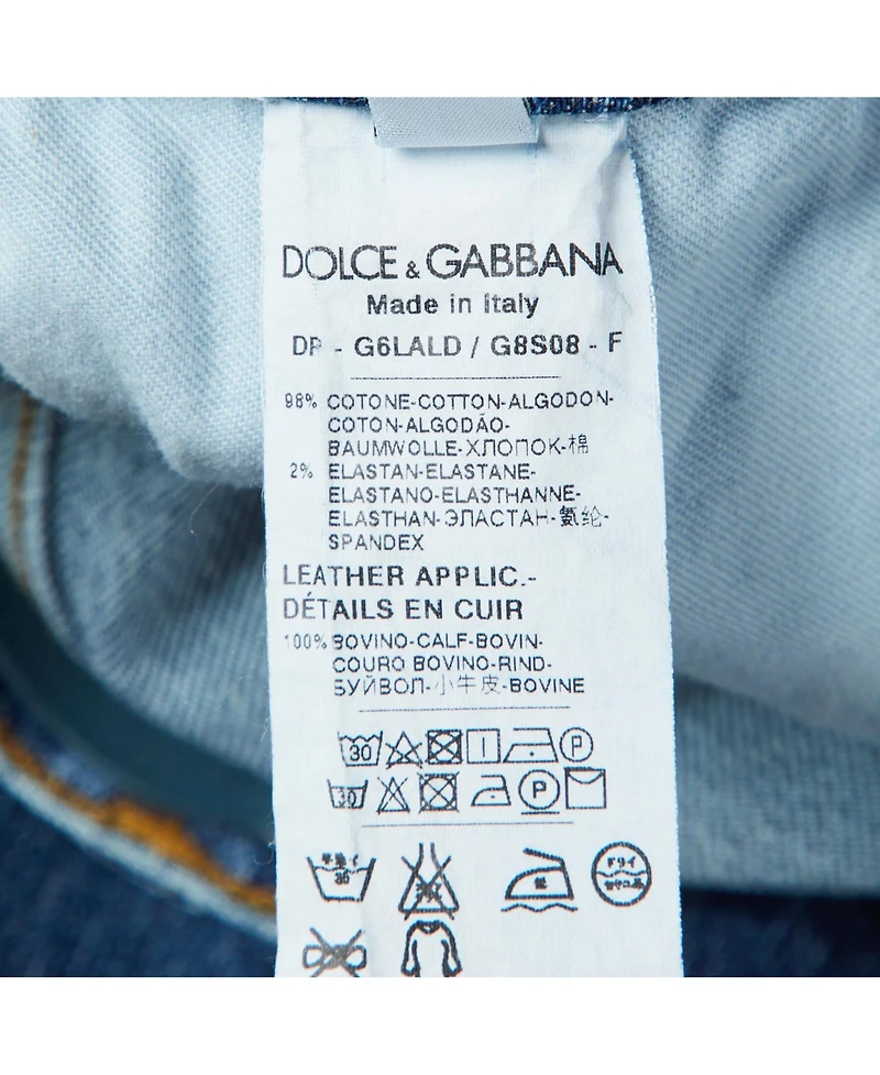 Pre-Owned Dolce & Gabbana Men's Denim Straight Leg Jeans