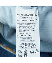Pre-Owned Dolce & Gabbana Men's Denim Straight Leg Jeans