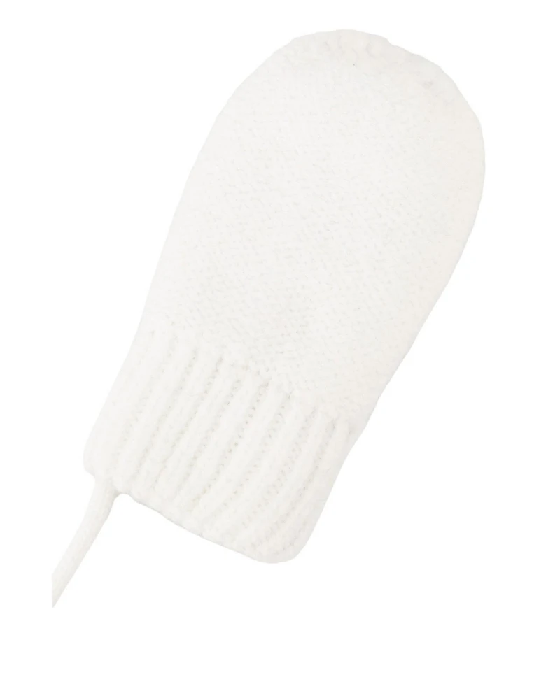 Deux par Baby Unisex Infant (3 Months- 12 Months) Knit Mittens with String