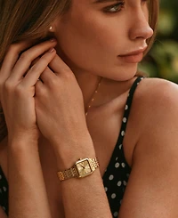 Bulova Women's Classic Sutton Gold-Tone Stainless Steel Bracelet Watch 22.7mm