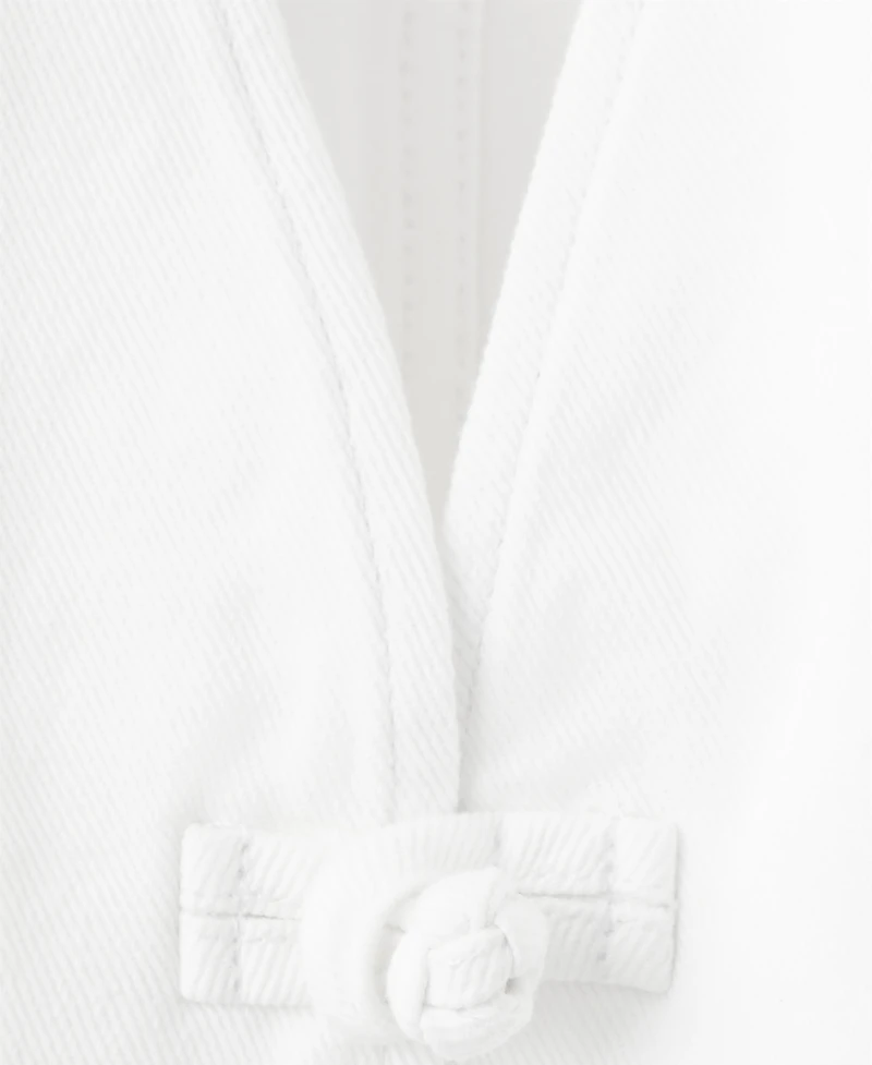 Mango Women's Toggles Denim Top
