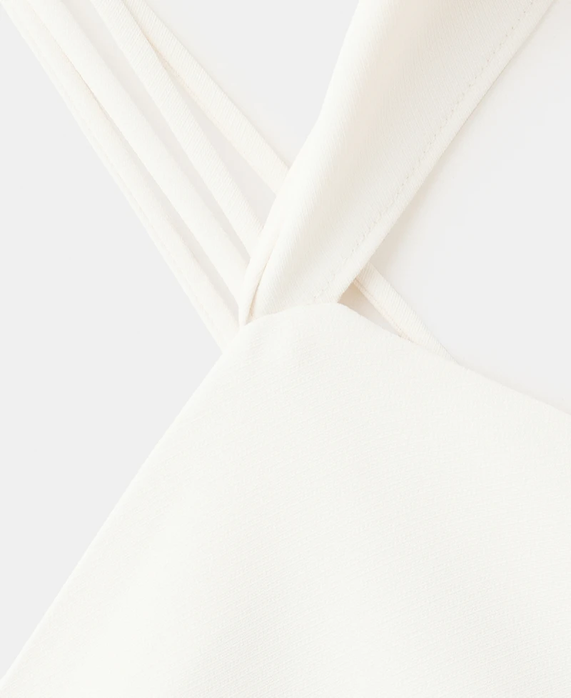 Mango Women's Asymmetrical Scarf Dress