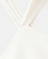 Mango Women's Asymmetrical Scarf Dress